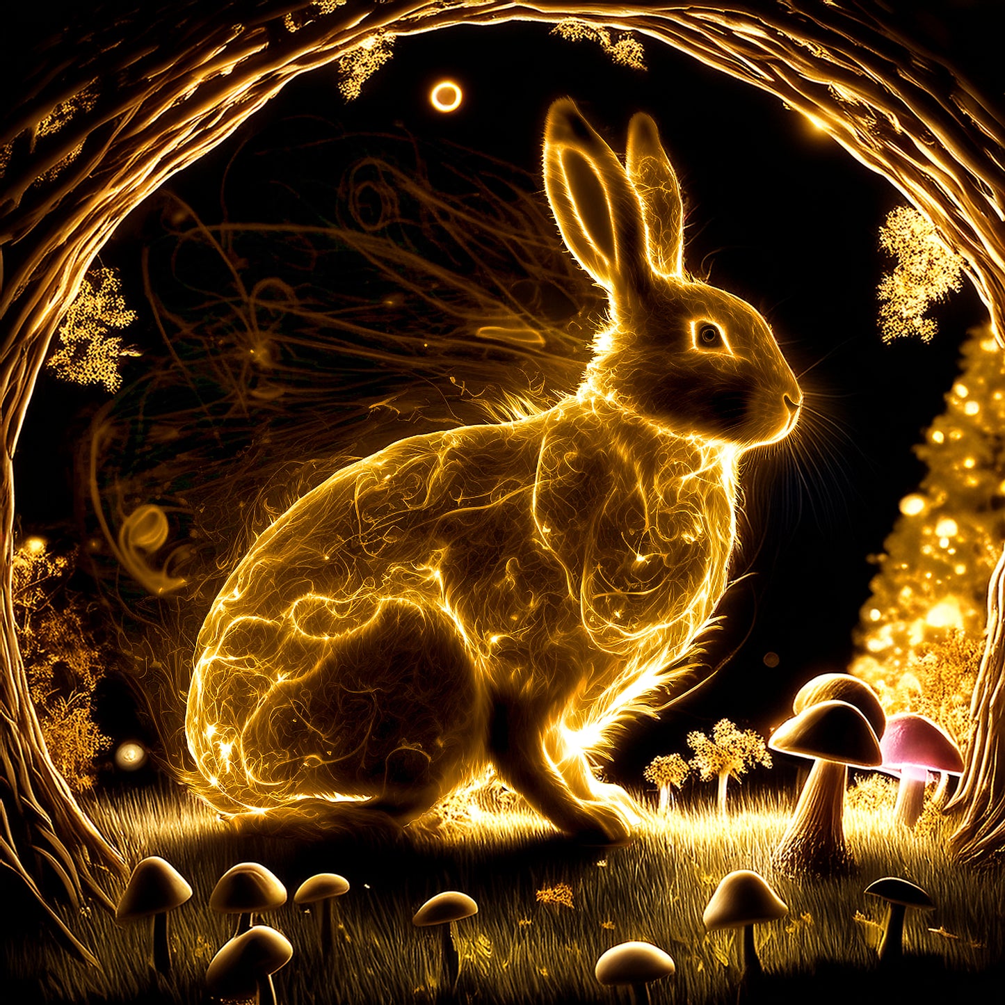 Glowing Bunny